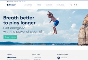 Magento Ecommerce store for Blueair