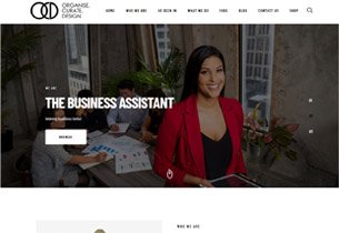 WordPress development for Organise Curate Design